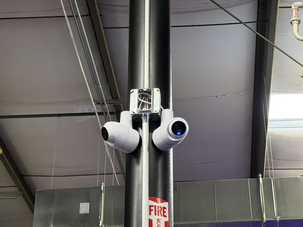 Comprehensive camera and display system for Olympia's all new Ninja Central location.